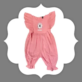 Pink Flower Jumpsuit