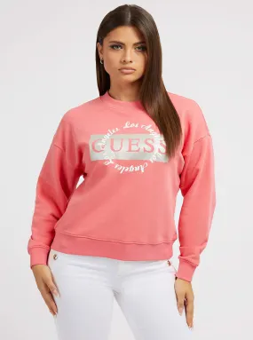 Pink Round Logo Jumper