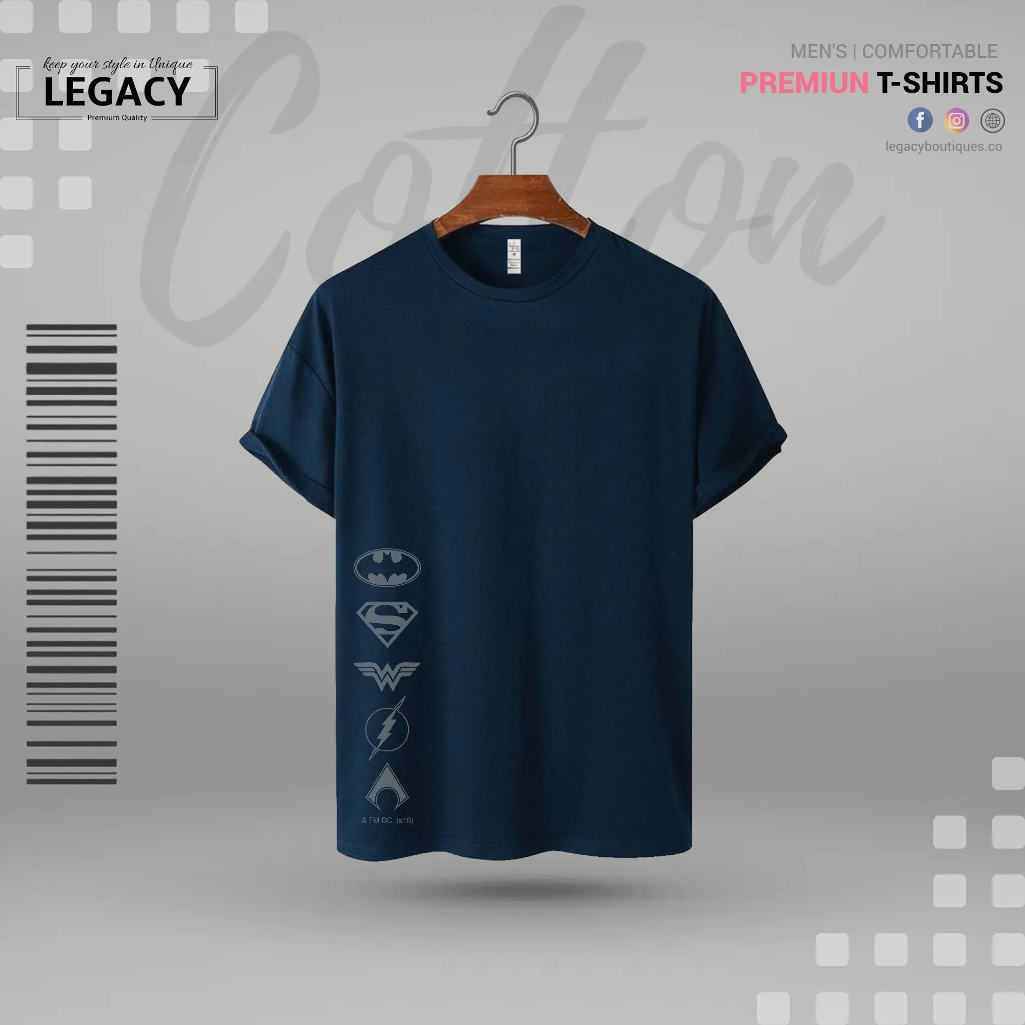 Powerful Mens Premium Designer T Shirt