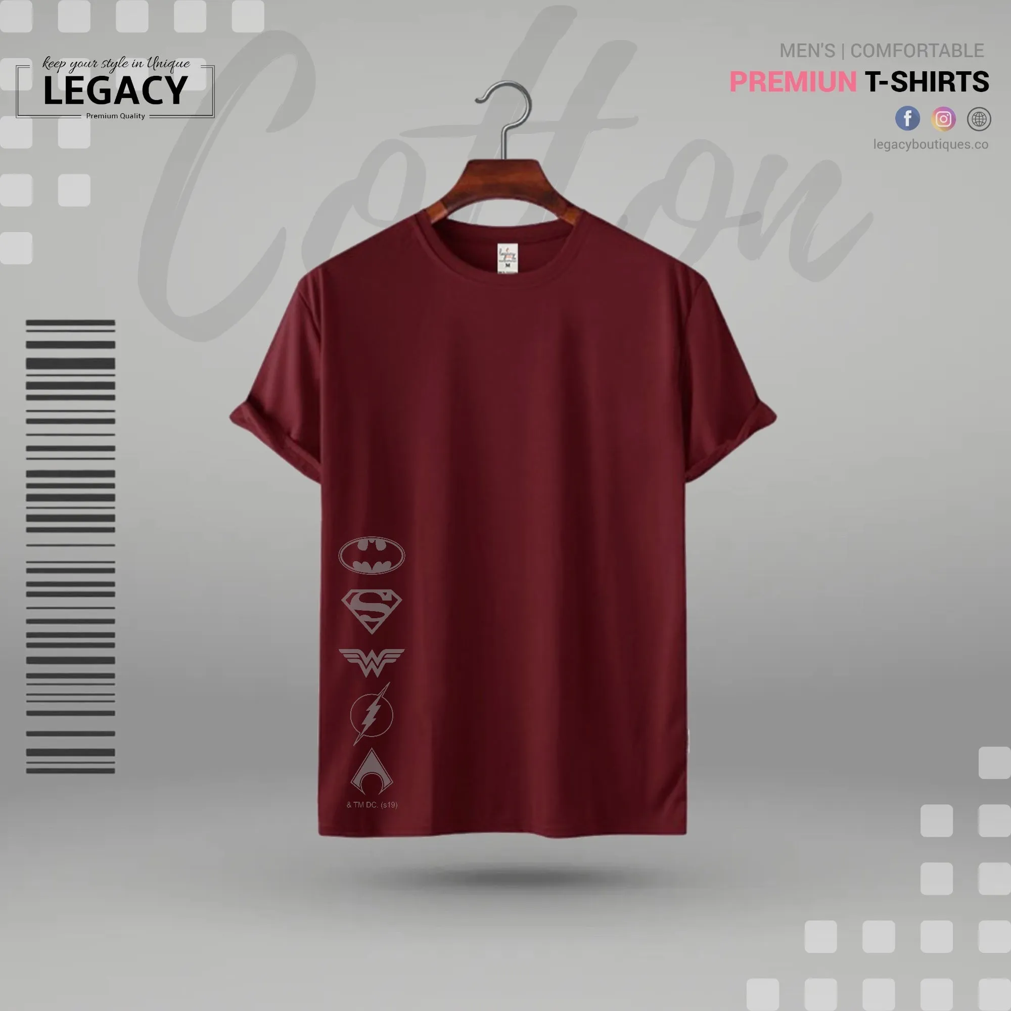 Powerful Mens Premium Designer T Shirt