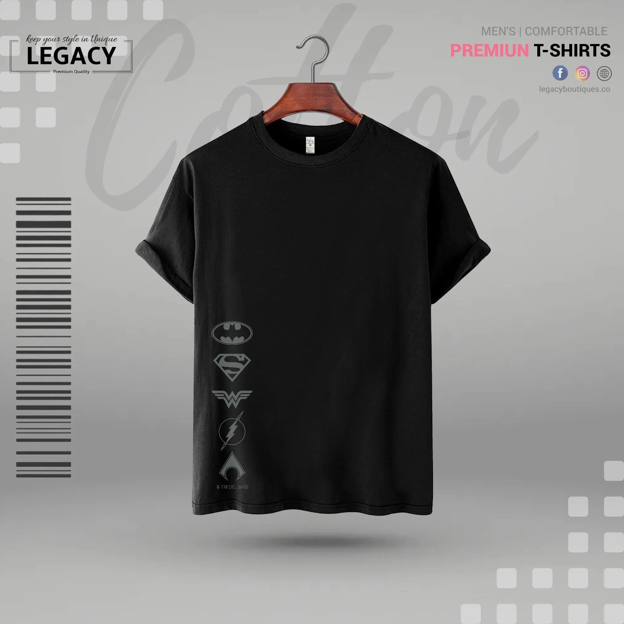 Powerful Mens Premium Designer T Shirt
