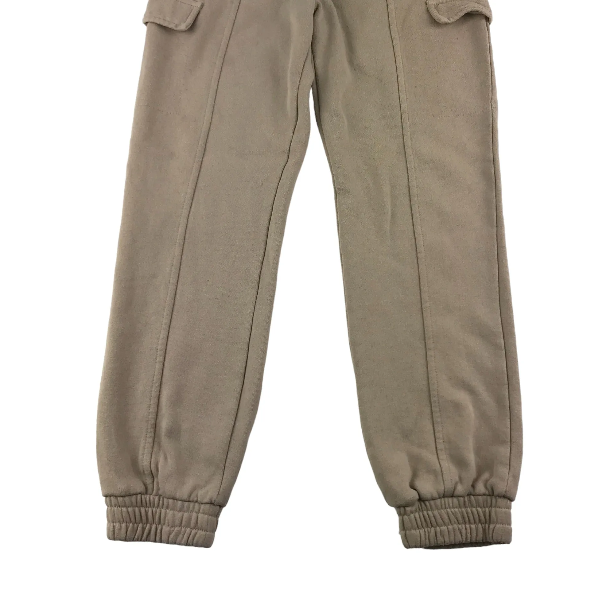 Primark Joggers Age 9 Light Beige Cargo Style
