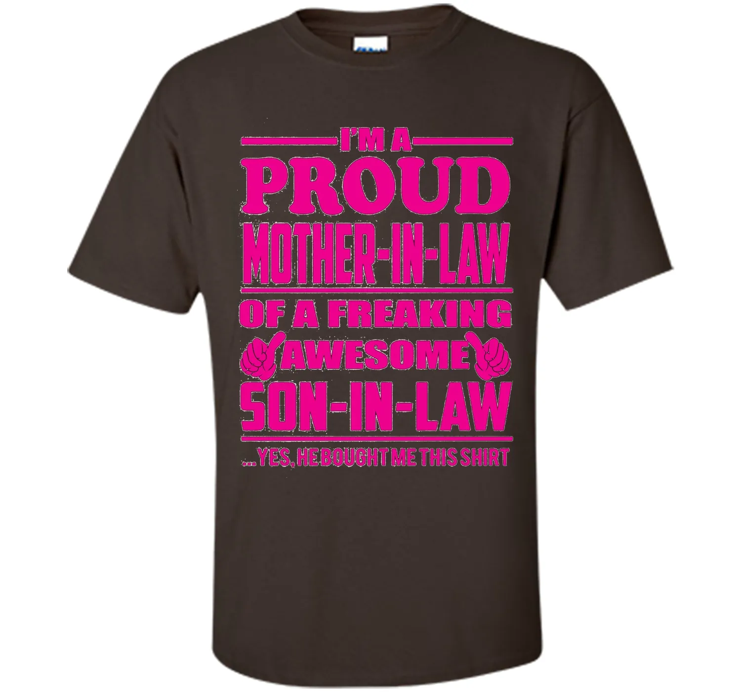 Proud Mother in Law of Awesome Son in Law - Gift Shirt