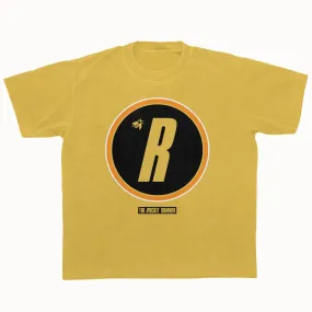 R & Bee Circle Maize Yellow Tee