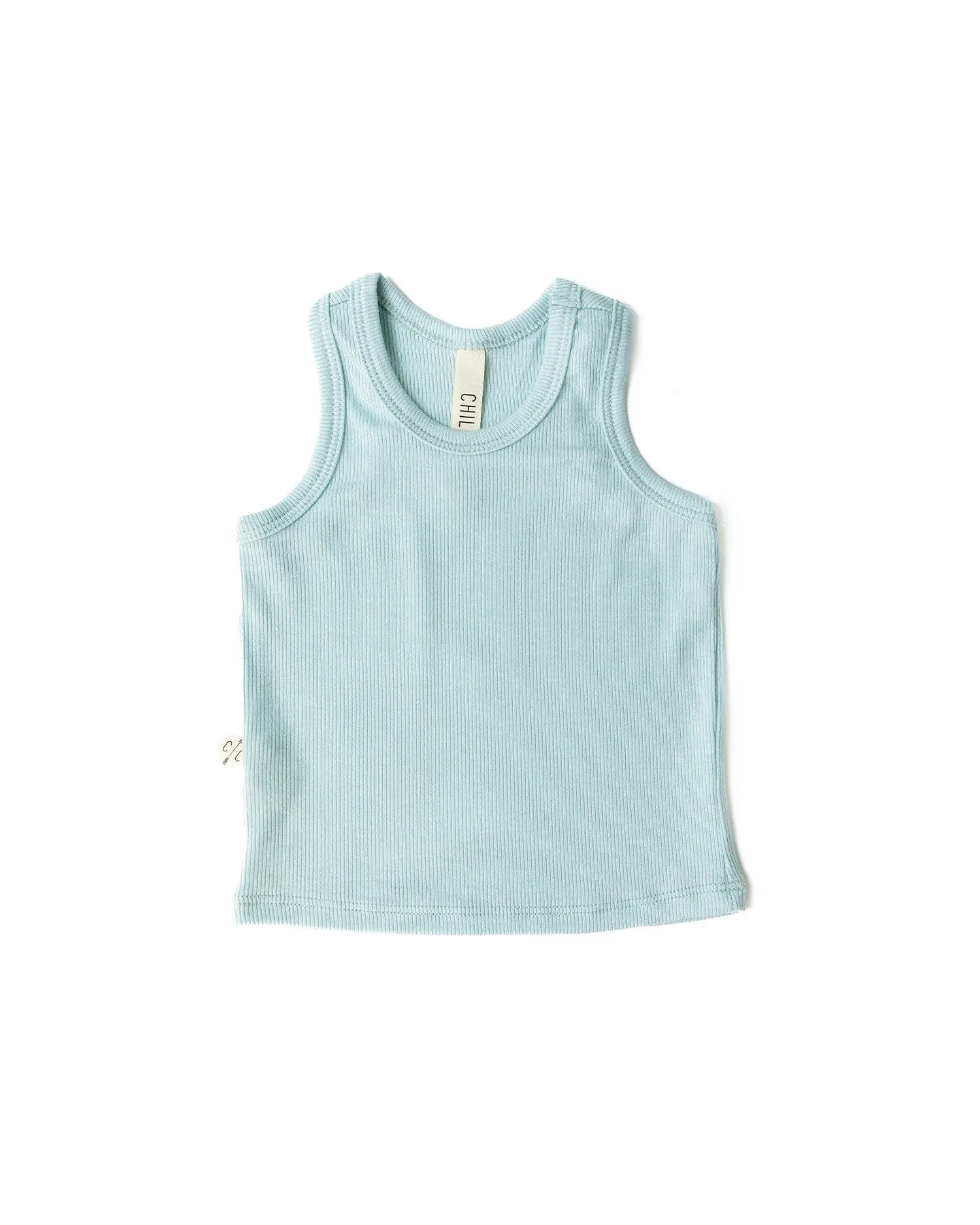 rib knit tank top CO - harbor