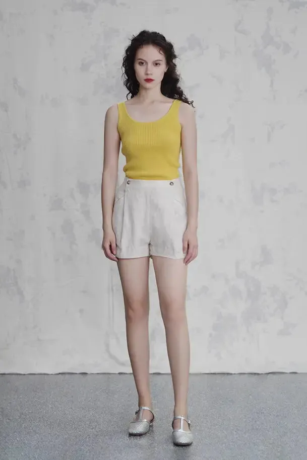 Ribbed Dopamine Knit Tank Top