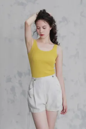 Ribbed Dopamine Knit Tank Top