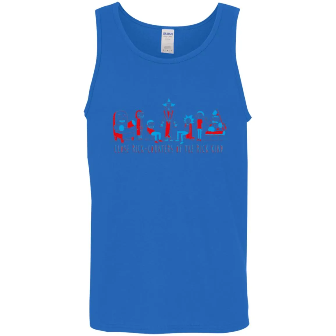Rick And Morty Close Rick-counters Drawing Men Tank Top