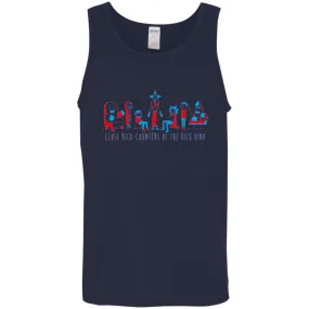 Rick And Morty Close Rick-counters Drawing Men Tank Top