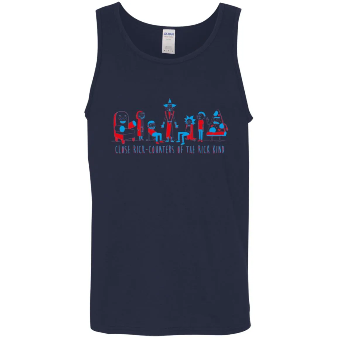 Rick And Morty Close Rick-counters Drawing Men Tank Top