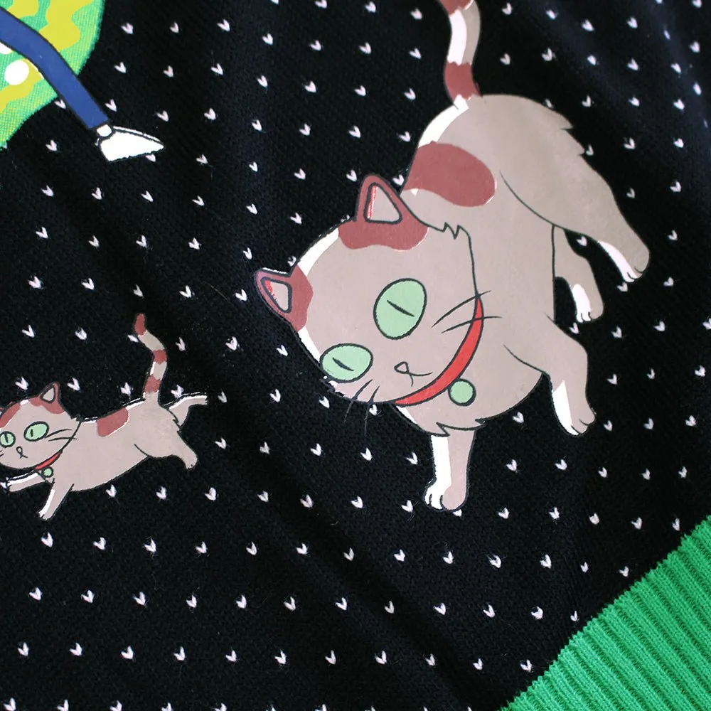 Rick and Morty Portal Knitted Christmas Jumper / Sweater