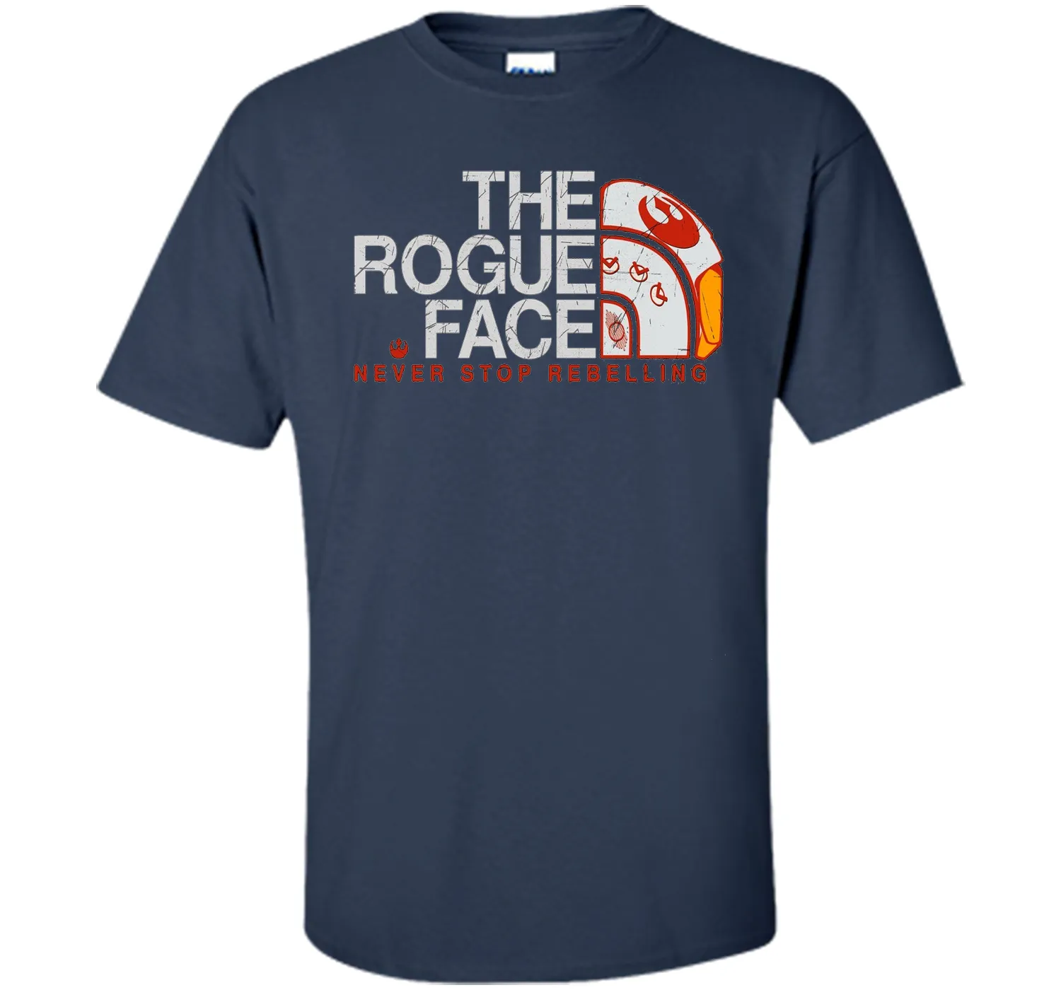 Rogue Face Distressed - Keep cool in the rebel style T-Shirt