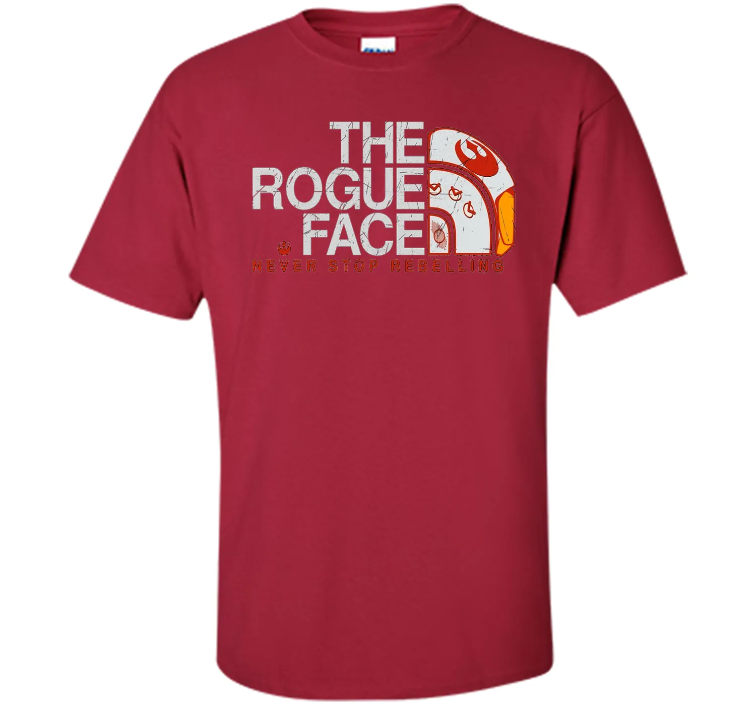 Rogue Face Distressed - Keep cool in the rebel style T-Shirt