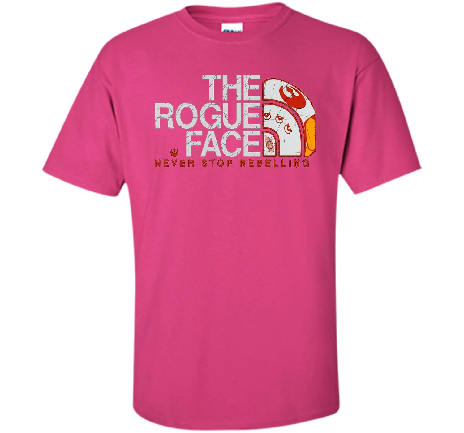 Rogue Face Distressed - Keep cool in the rebel style T-Shirt