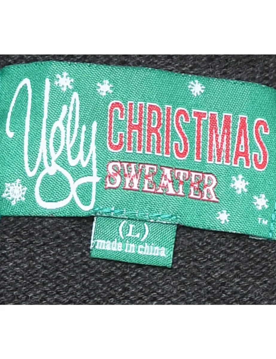 Santa Claus Christmas Jumper - L