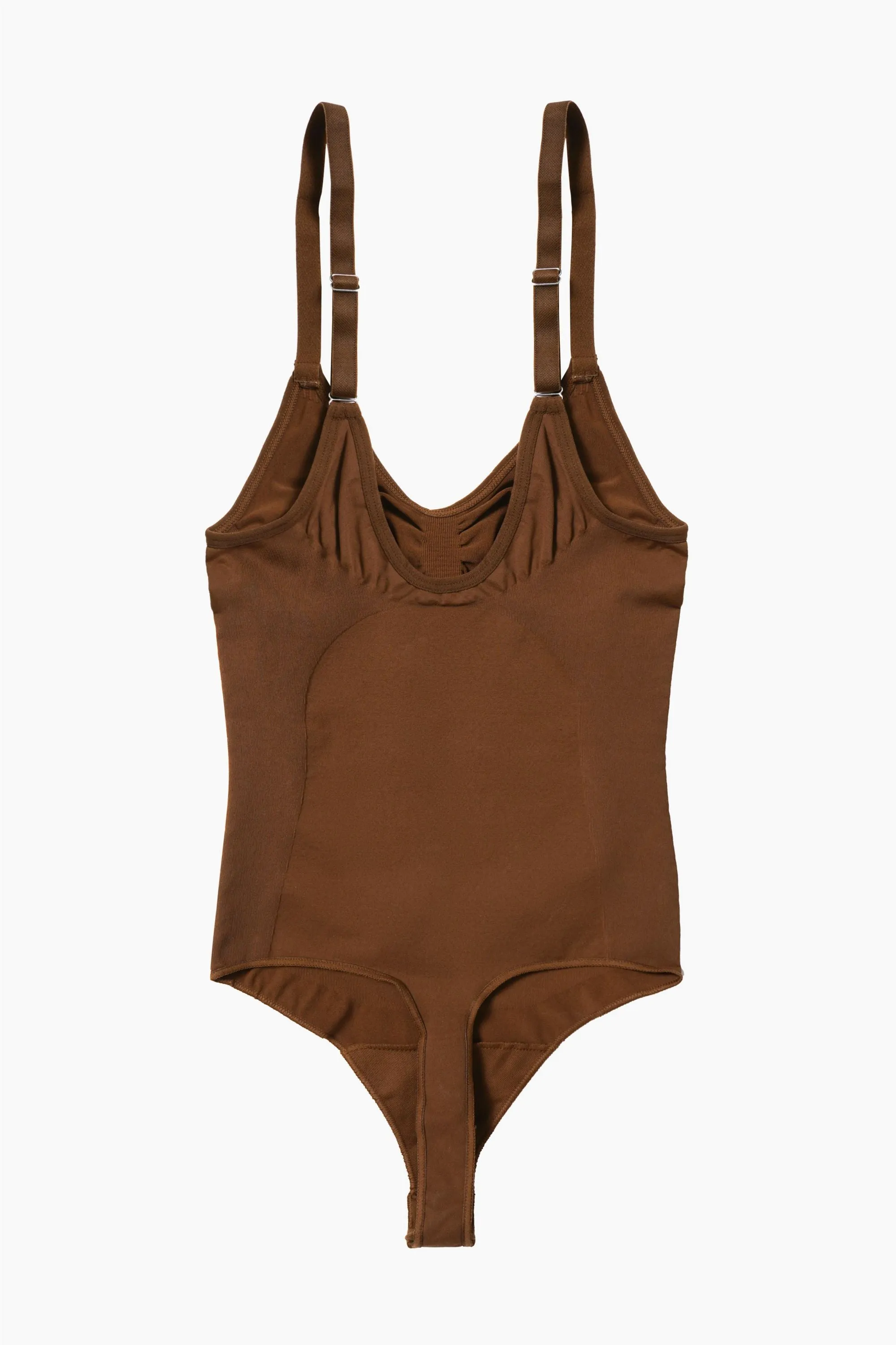 Scoop Neck Spaghetti Straps Shapewear Bodysuit
