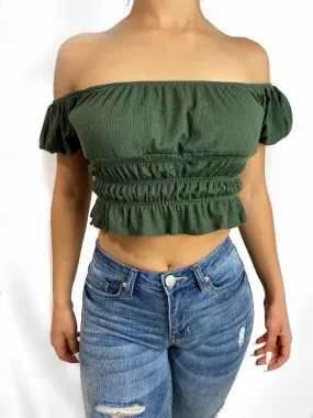 Scrunch Crop Top