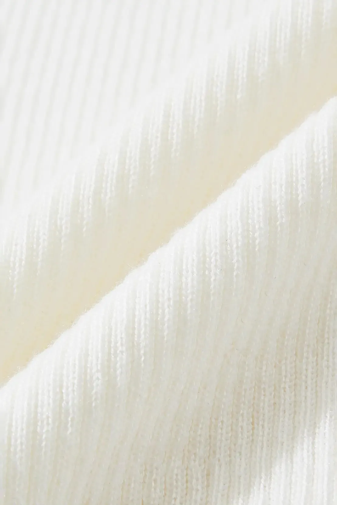 Silk & Wool V-Neck Knit Tank Top