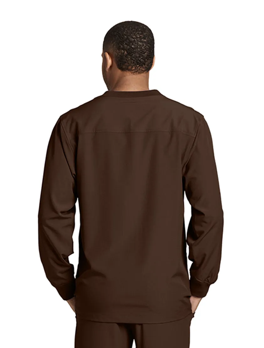 SKECHERS™ by Barco Structure 3-Pocket Crewneck Warmup Scrub Jacket