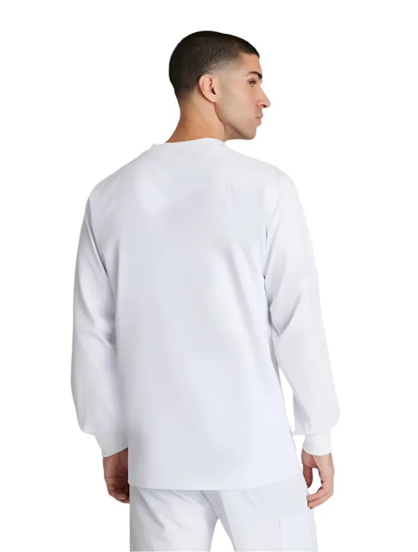 SKECHERS™ by Barco Structure 3-Pocket Crewneck Warmup Scrub Jacket