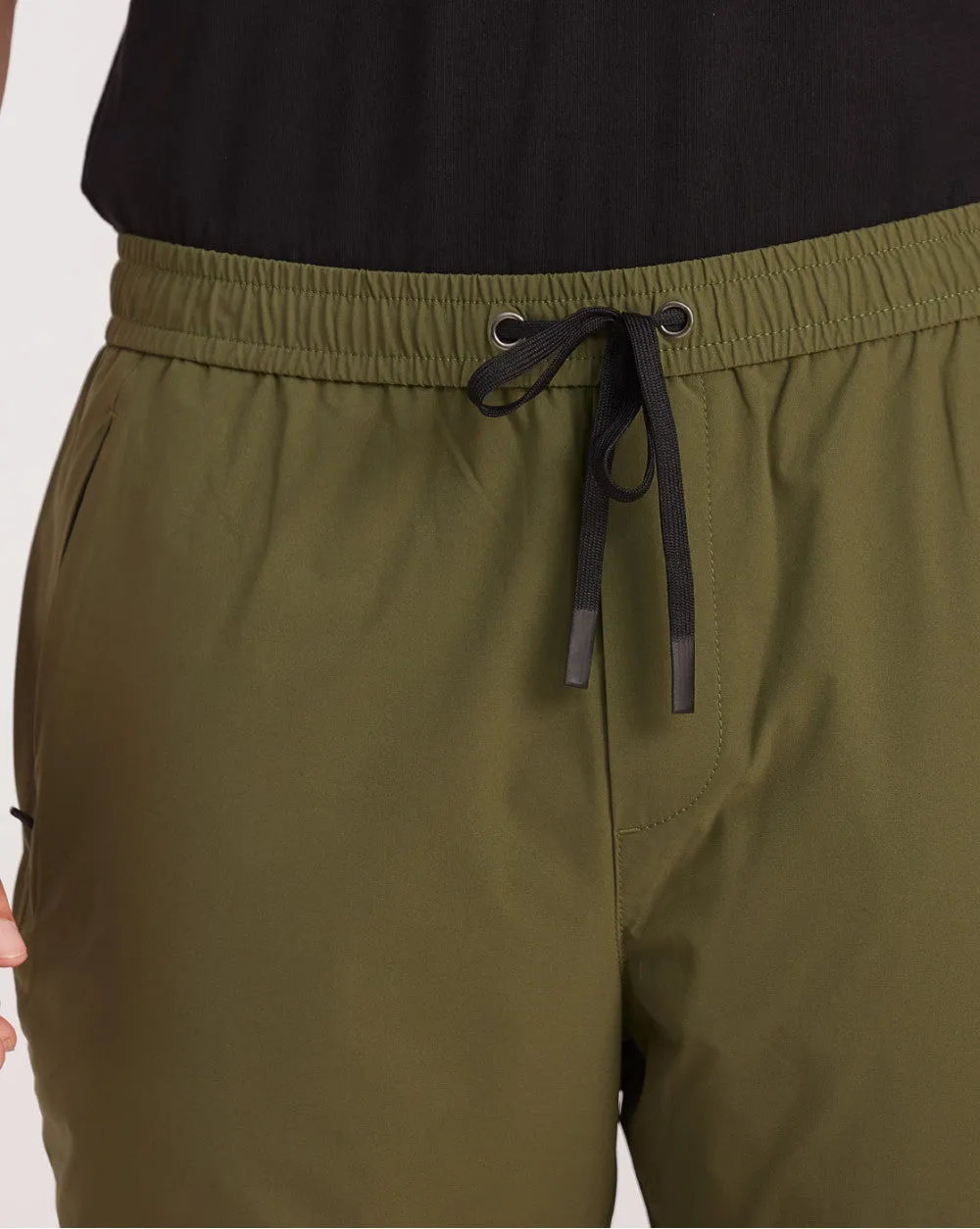 Slim Fit Performance Tech Joggers - Olive