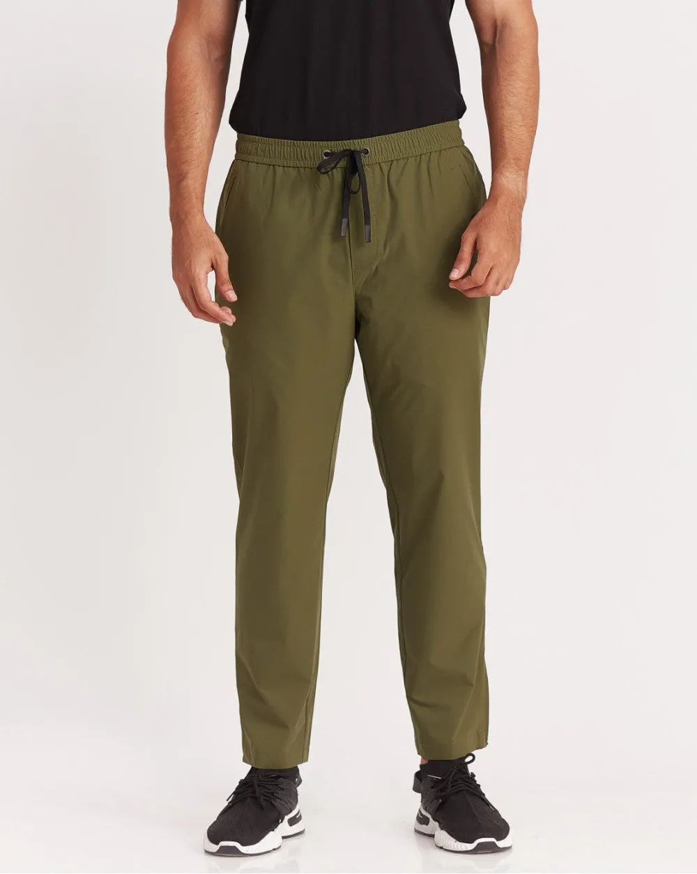 Slim Fit Performance Tech Joggers - Olive