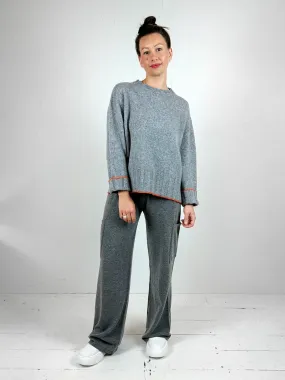 Soraia Contrast Trim Woolly Jumper - 2 Colours