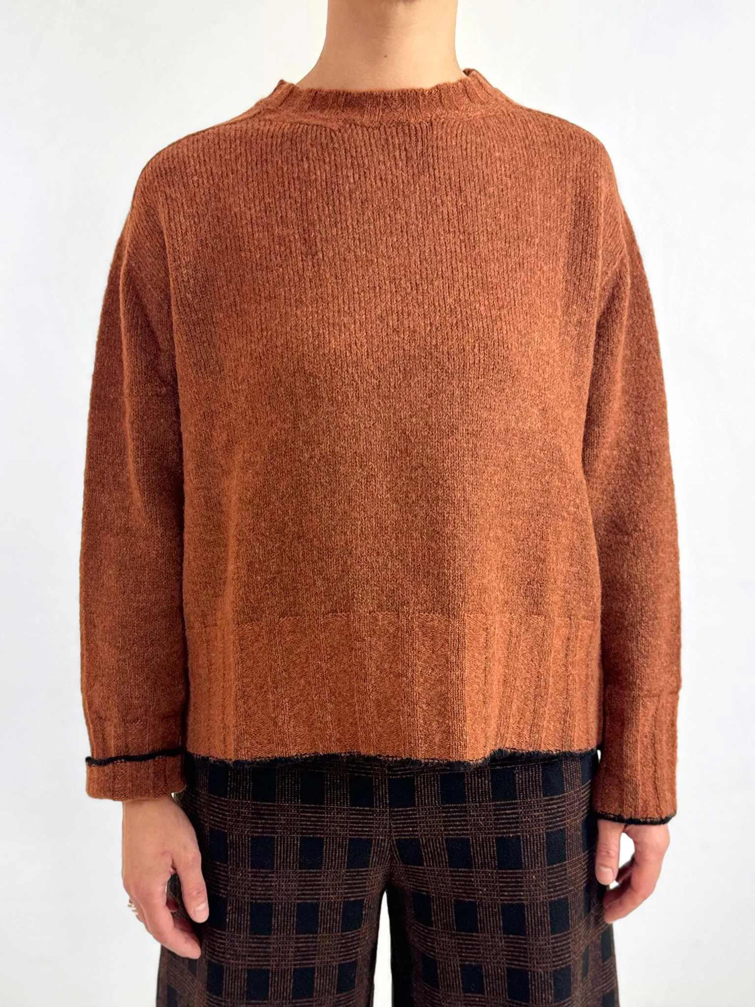 Soraia Contrast Trim Woolly Jumper - 2 Colours