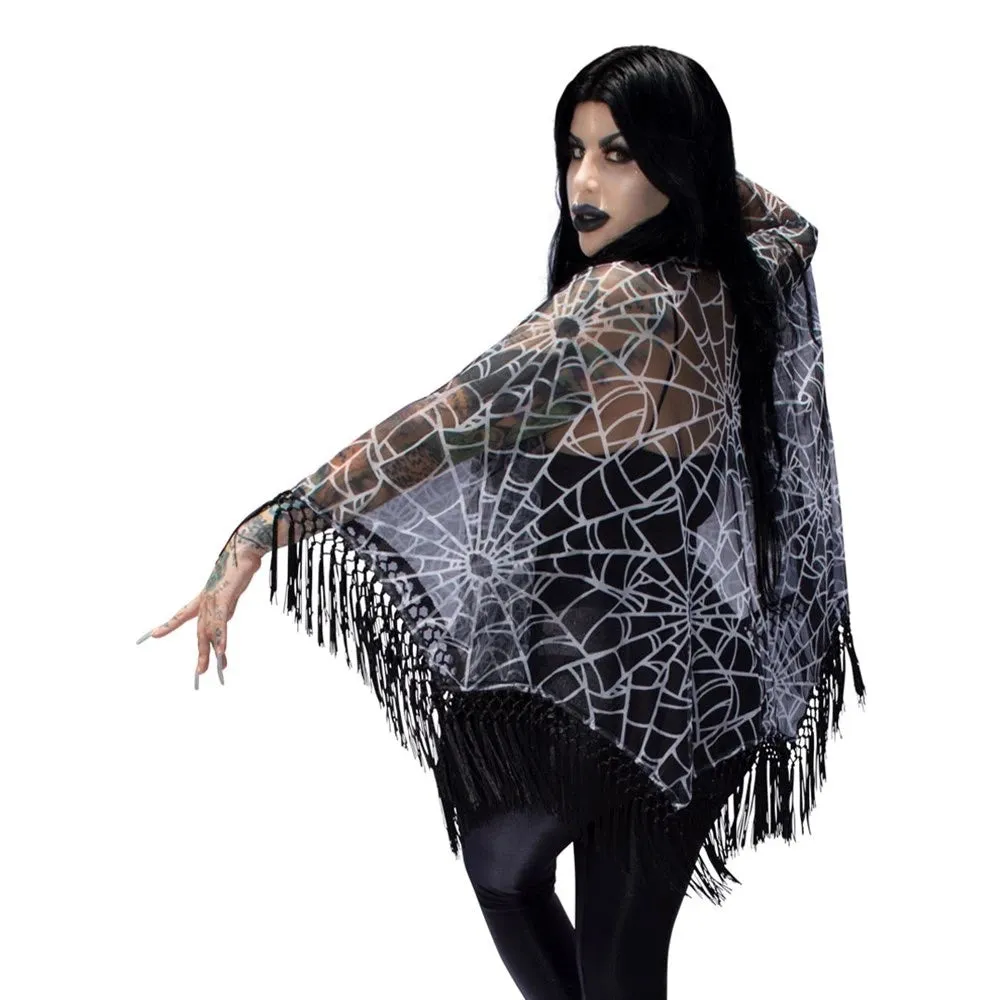 Spiderweb Mesh Cape