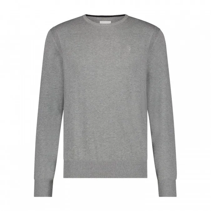 STATE OF ART <BR>
Crew Neck Plain Knit <BR>