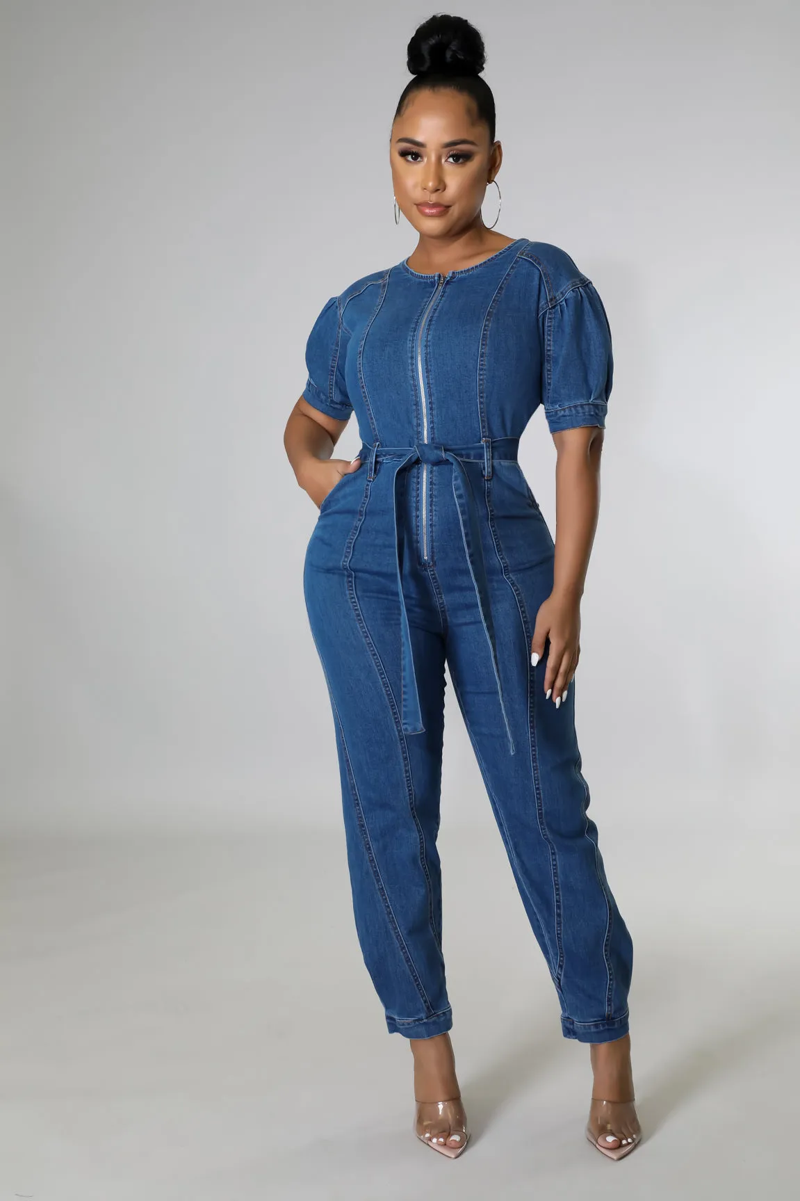 Stephanie Denim Jumpsuit