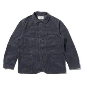 Stevenson Overall HogHead Railroad Corduroy Jacket Heather Charcoal