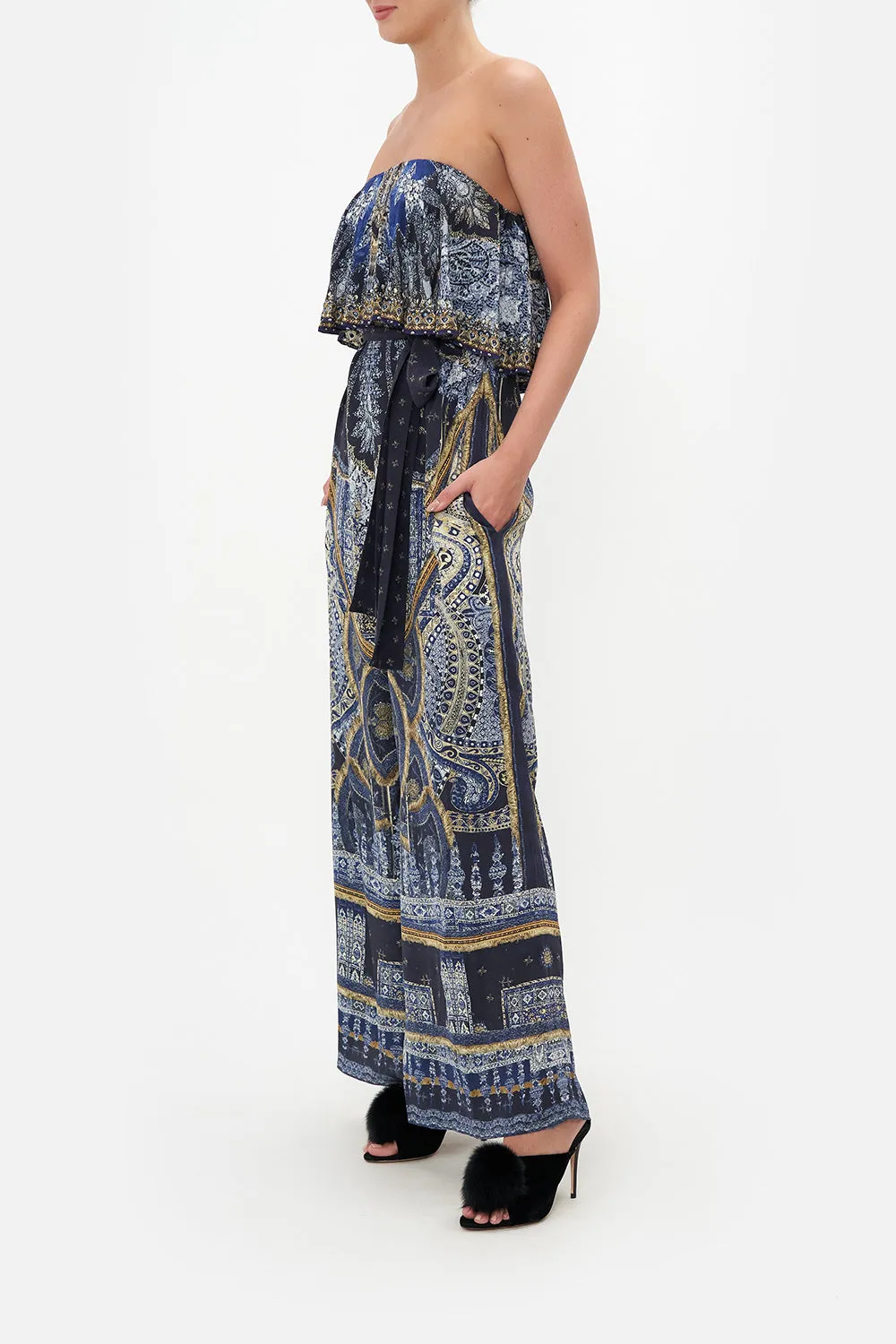 STRAPLESS JUMPSUIT WITH FRILL FOREVER FAMILY