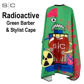 Stylecraft Cape,  Radioactive Green Barber & Stylist Cape (SC312G)