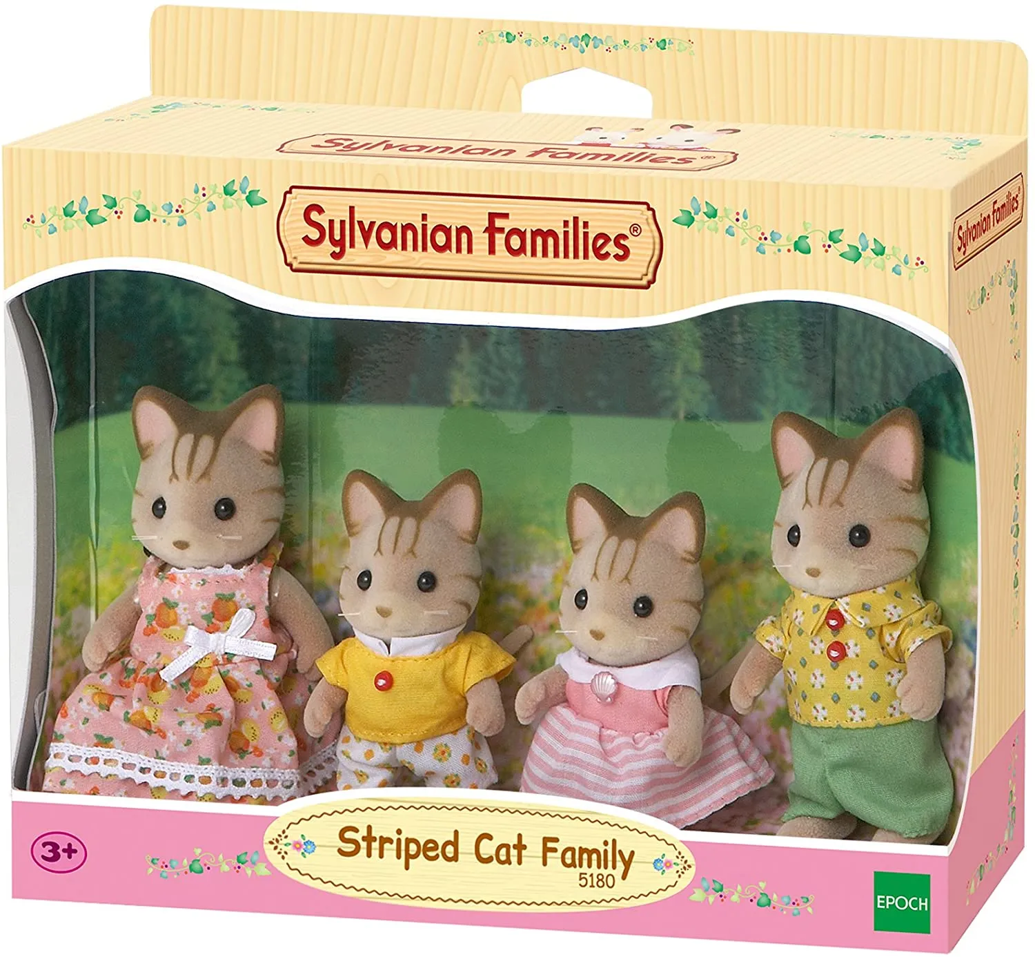 SYLVANIAN 5180 STRIPED CAT FAMILY