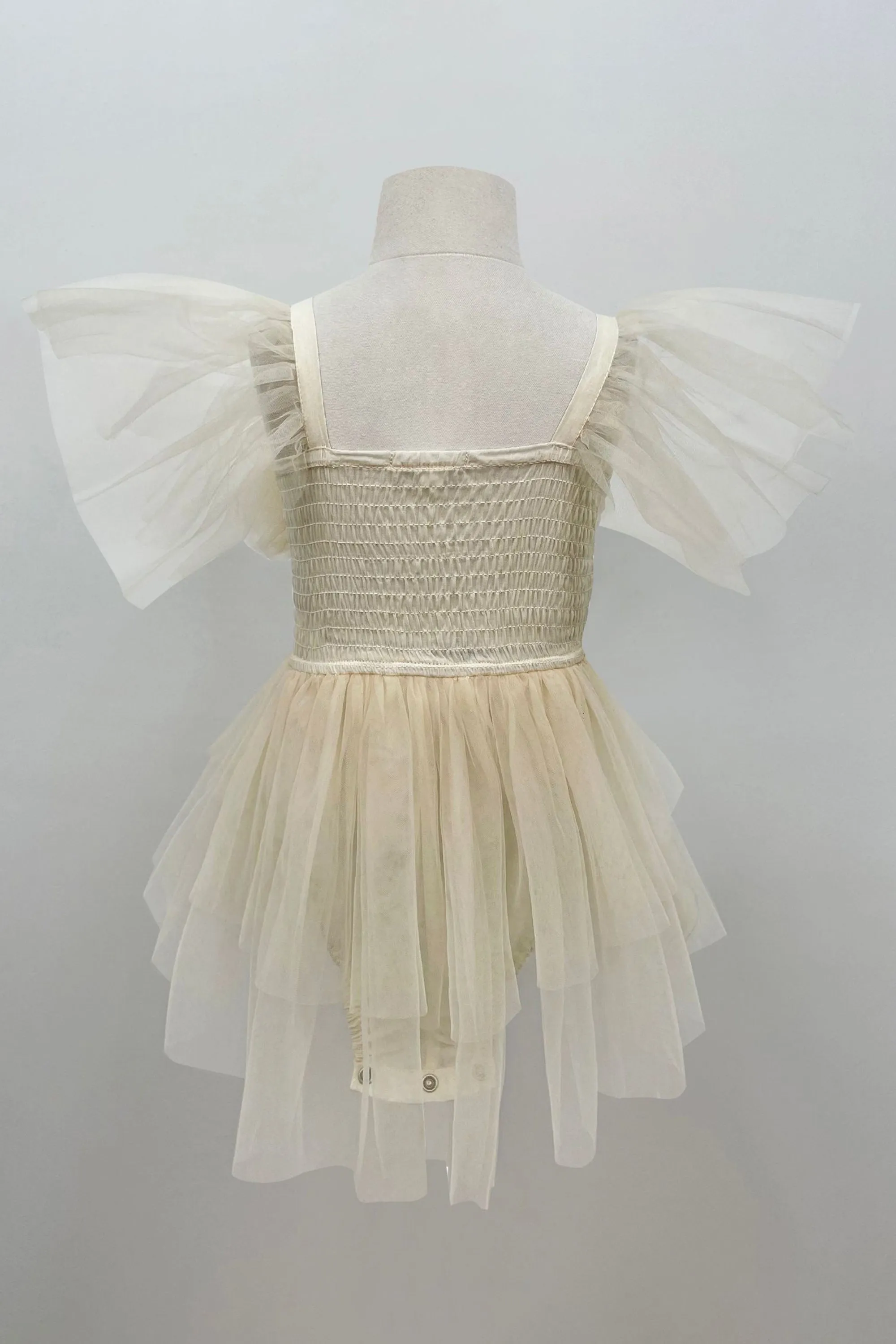 The Ally Tulle Romper (Yellow)