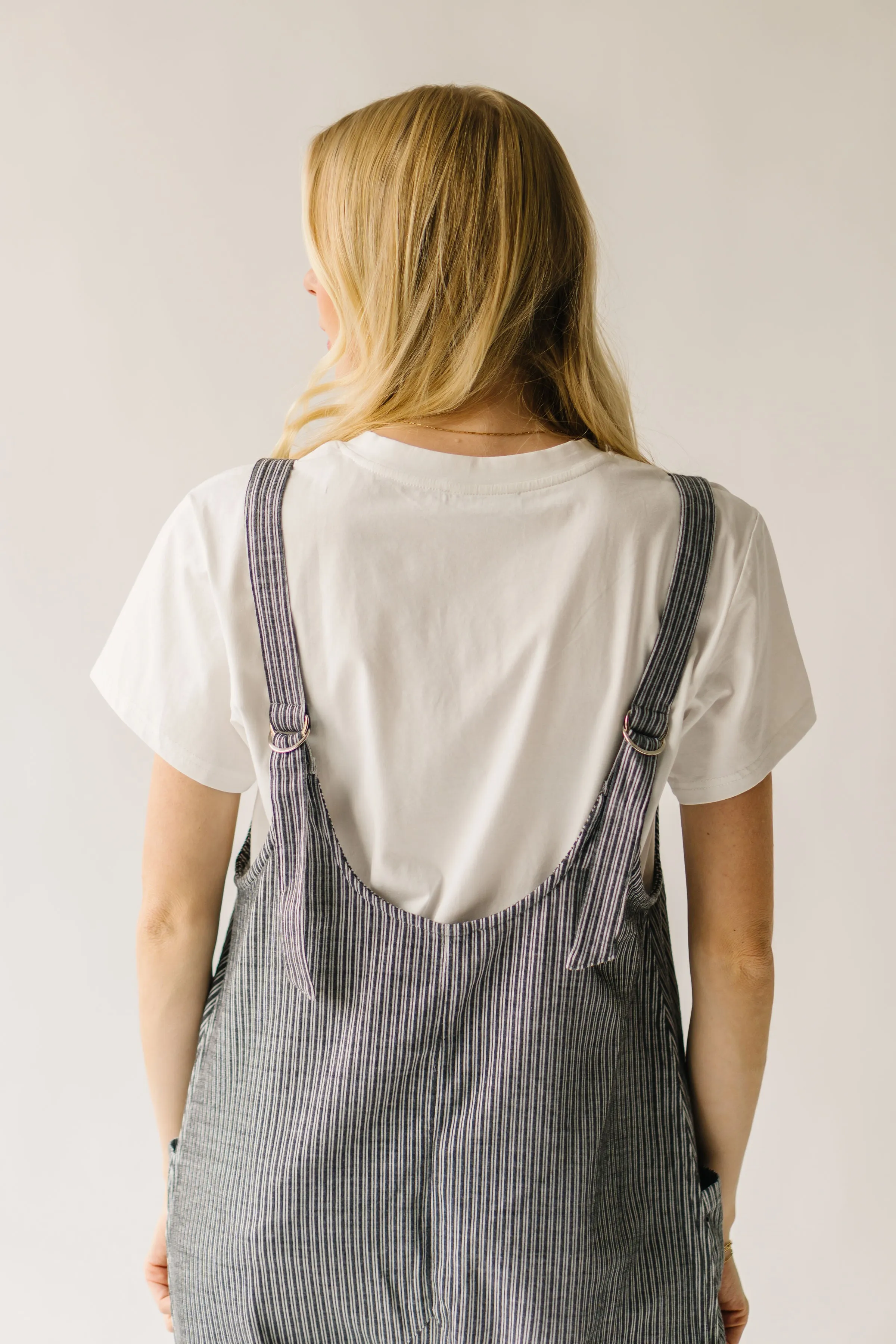 The Villard Textured Overall in Charcoal