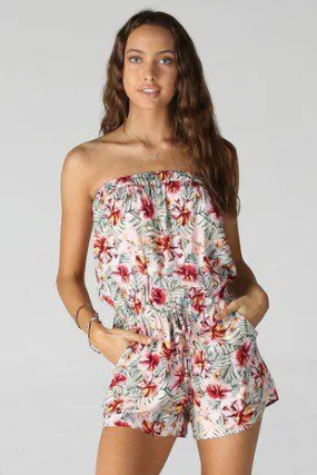 Tropical Print Romper