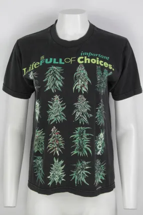 Vintage 1997 Life Is Full Of Important Choices T-shirt - S