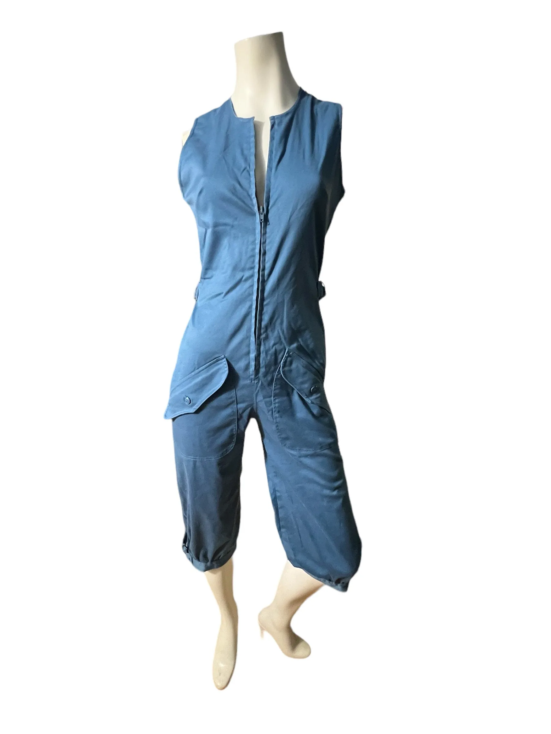 Vintage 70’s blue jumpsuit S M Sportif