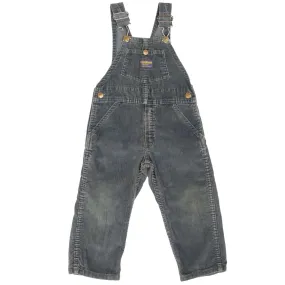 VINTAGE OSH KOSH B'OSH CORDUROY VESTBAK OVERALL SIZE 3T KIDS 1980S MADE IN USA