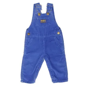 VINTAGE OSH KOSH B'OSH CORDUROY VESTBAK OVERALL SIZE 6/9 MOS KIDS 1980S MADE USA