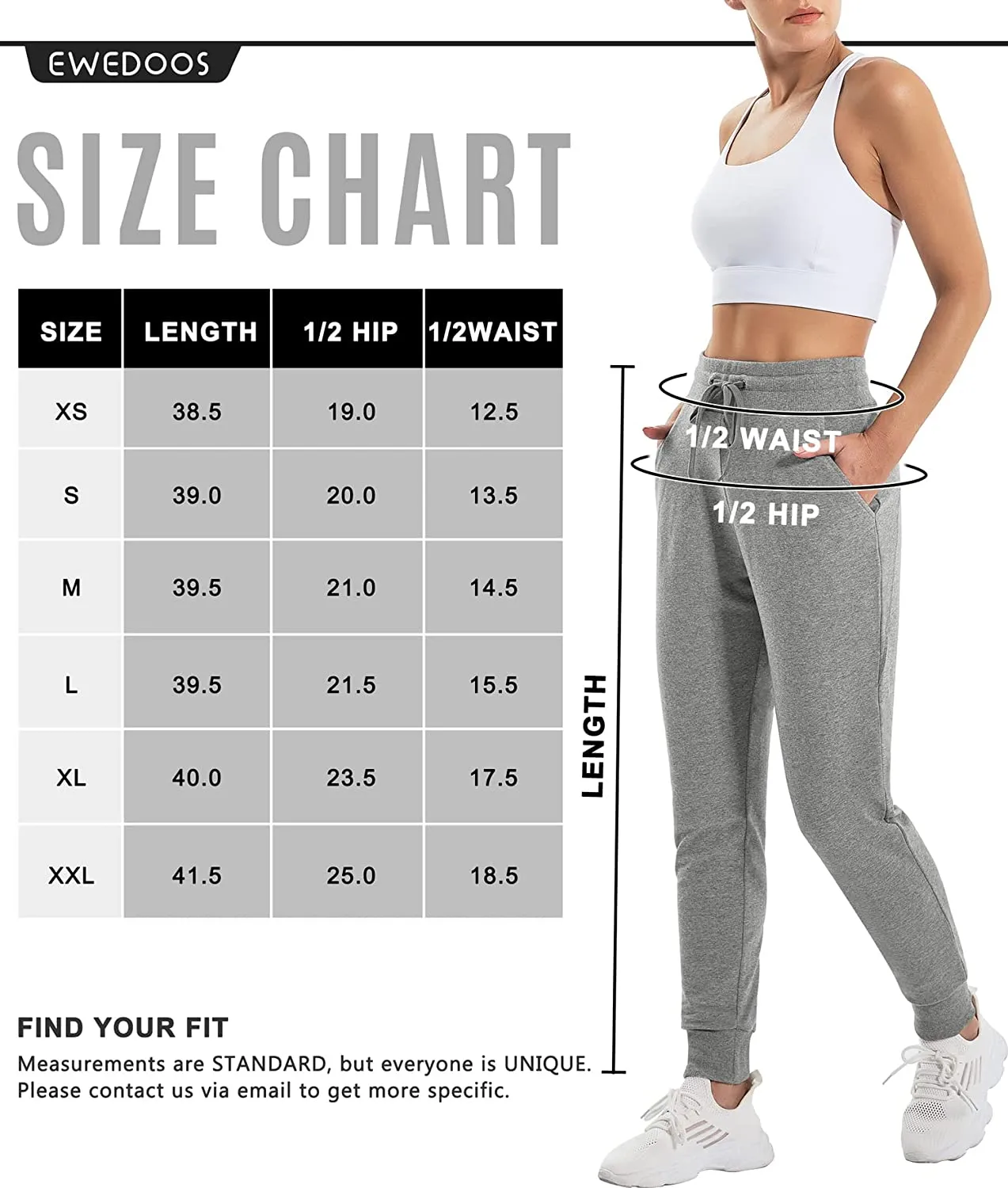 Womens Sweatpants with Pockets