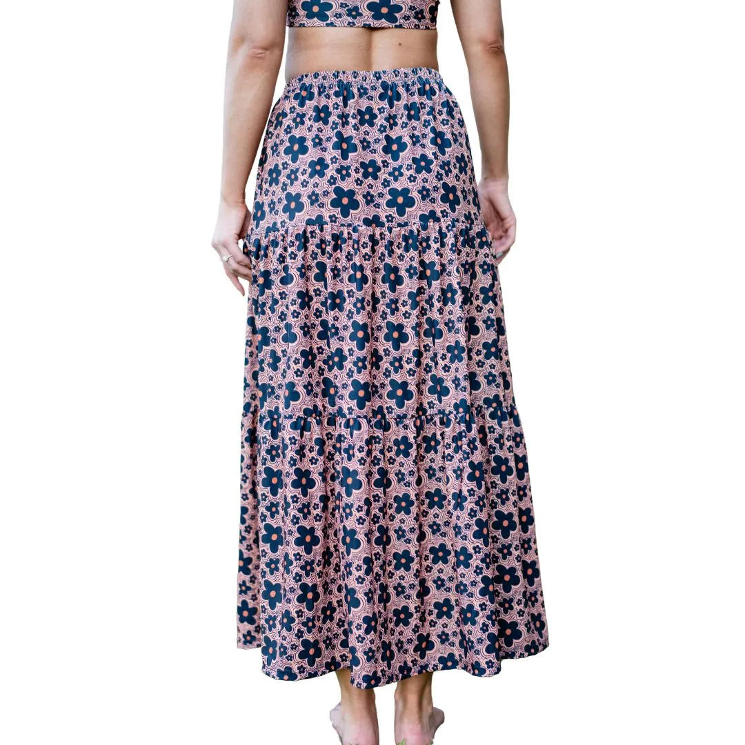XL ONLY black and orange MAXI